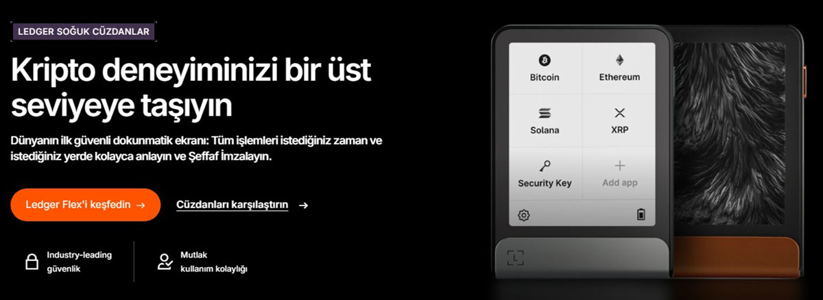 Ledger soğuk cüzdan, kripto deneyimini üst seviyeye taşıyor