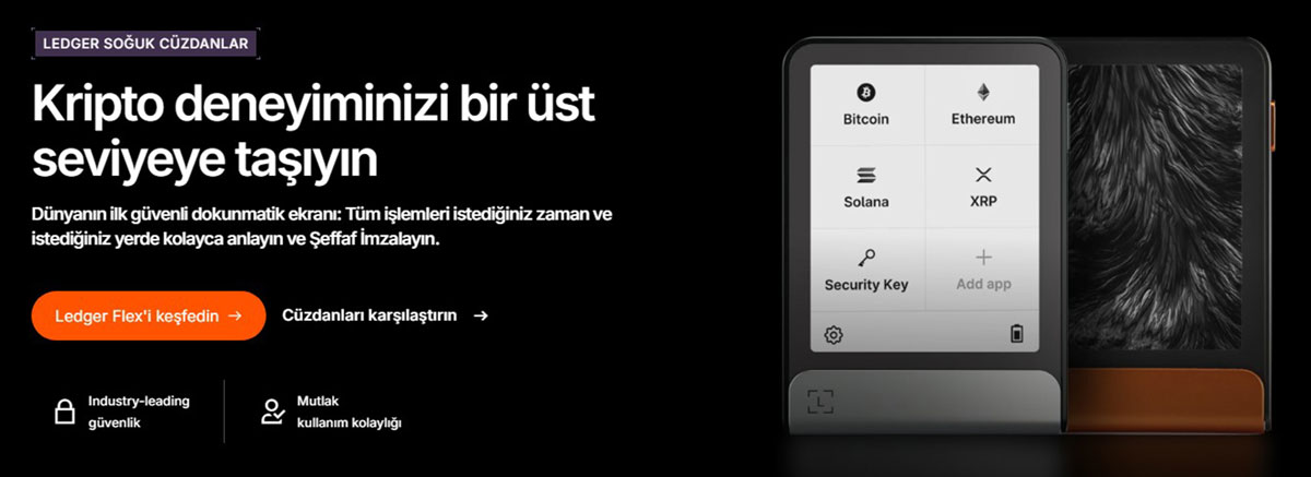 En güvenilir kripto cüzdan - Ledger soğuk cüzdan