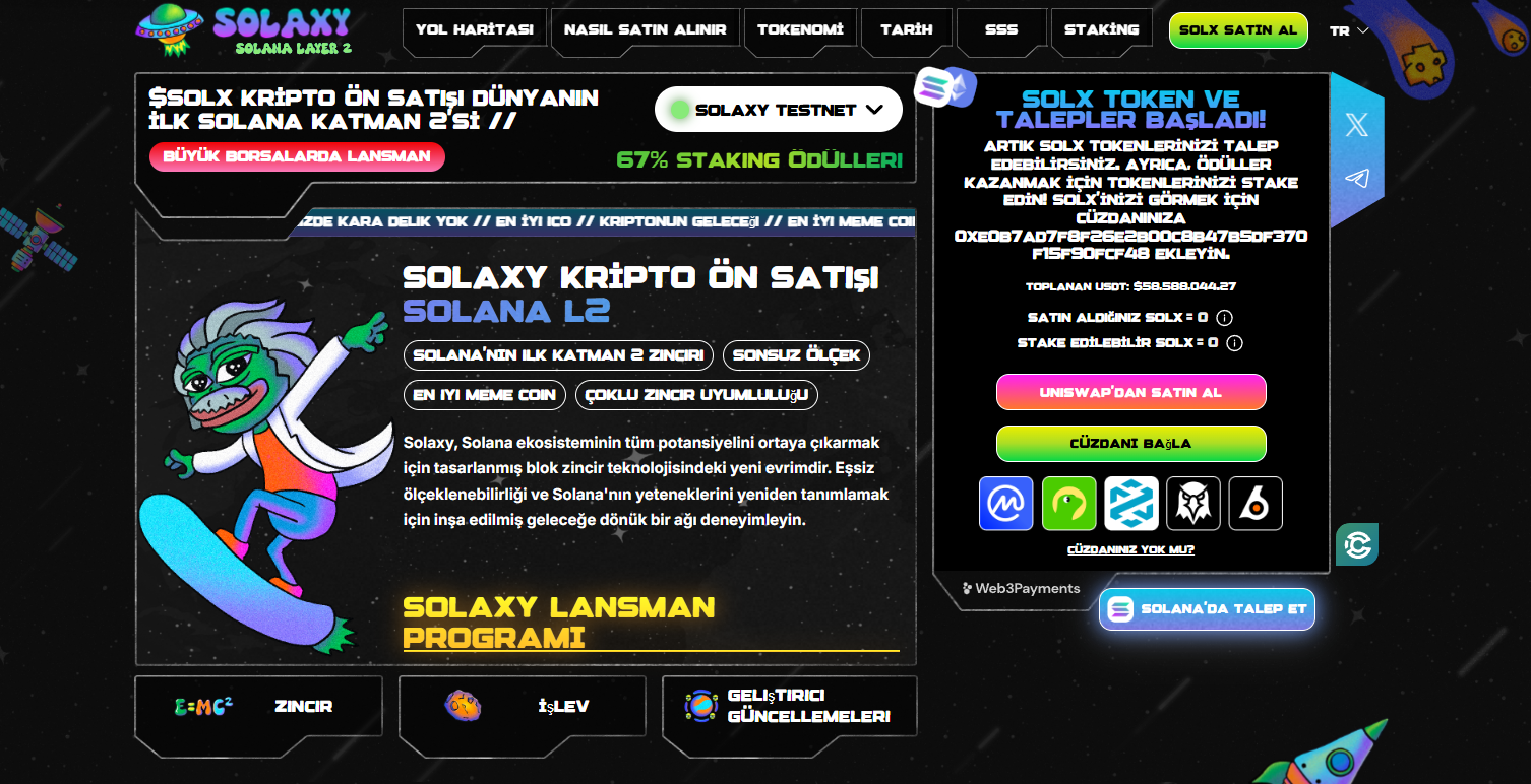 Dogecoin'e alternatif olarak Solaxy