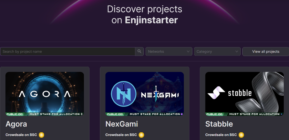 en iyi kripto launchpad platfromları - Enjinstarter