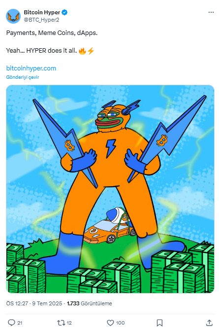bitcoin hyper paylaşımı