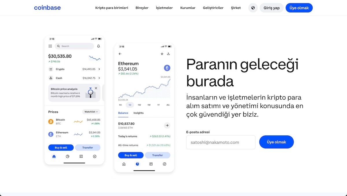 En iyi Bitcoin opsiyon borsası - Coinbase