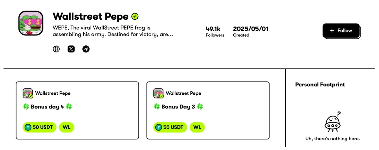 wallstreet pepe ana sayfa