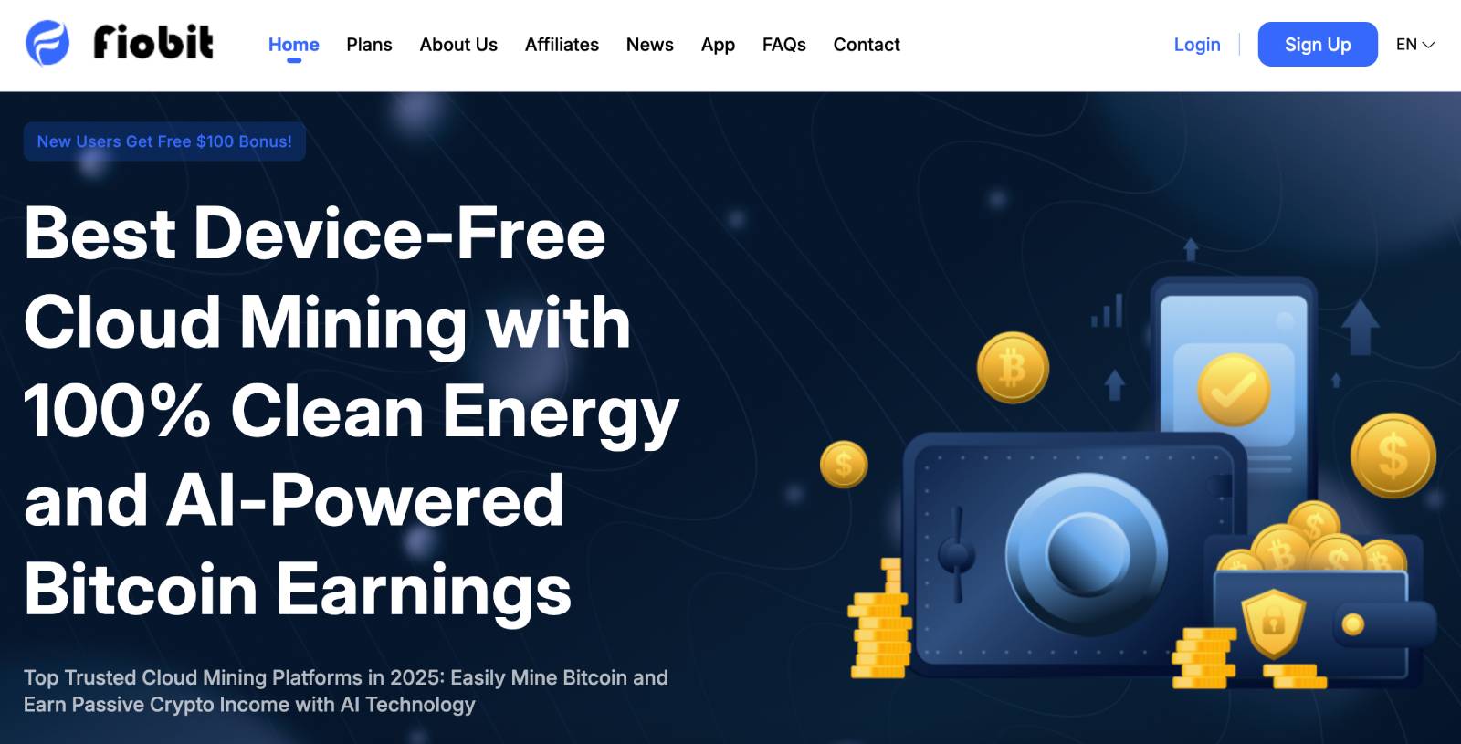 FioBit Cloud Mining
