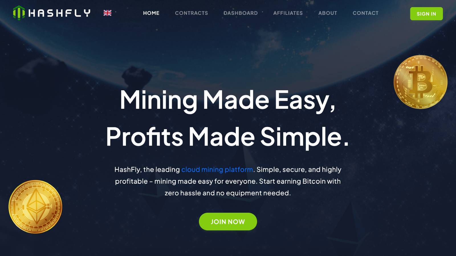 Hashfly Cloud Mining