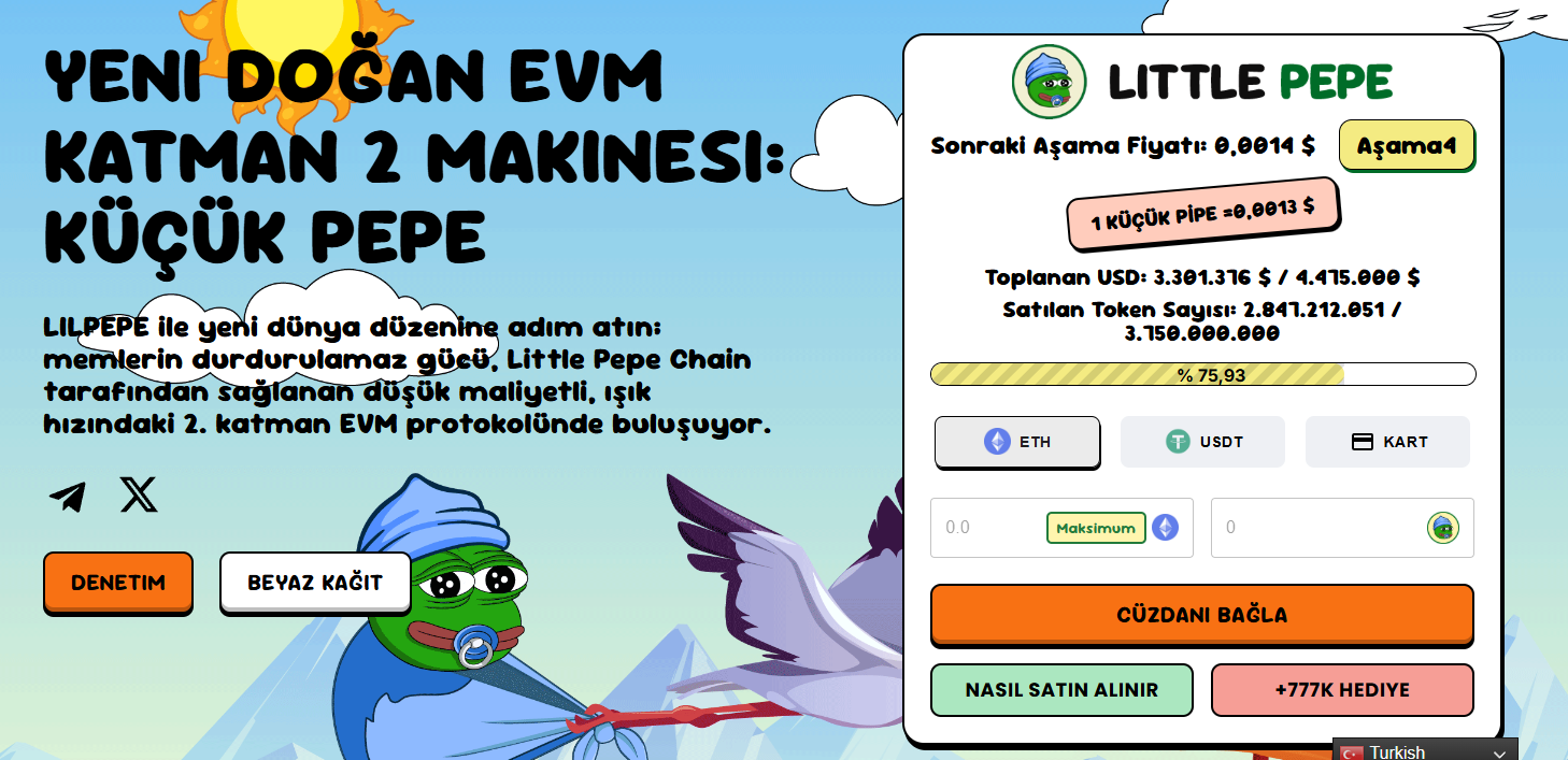 En iyi ICO coin listesi projelerinden biri Little Pepe