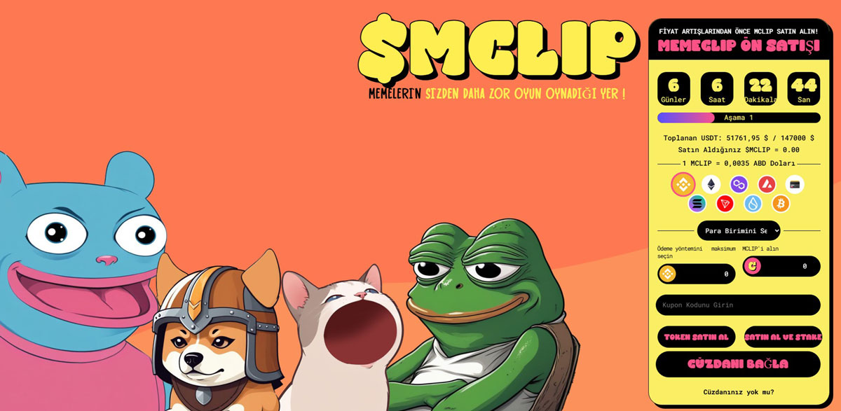 MemeClip, 50x yapacak coinler arasında olma potansiyeline sahip