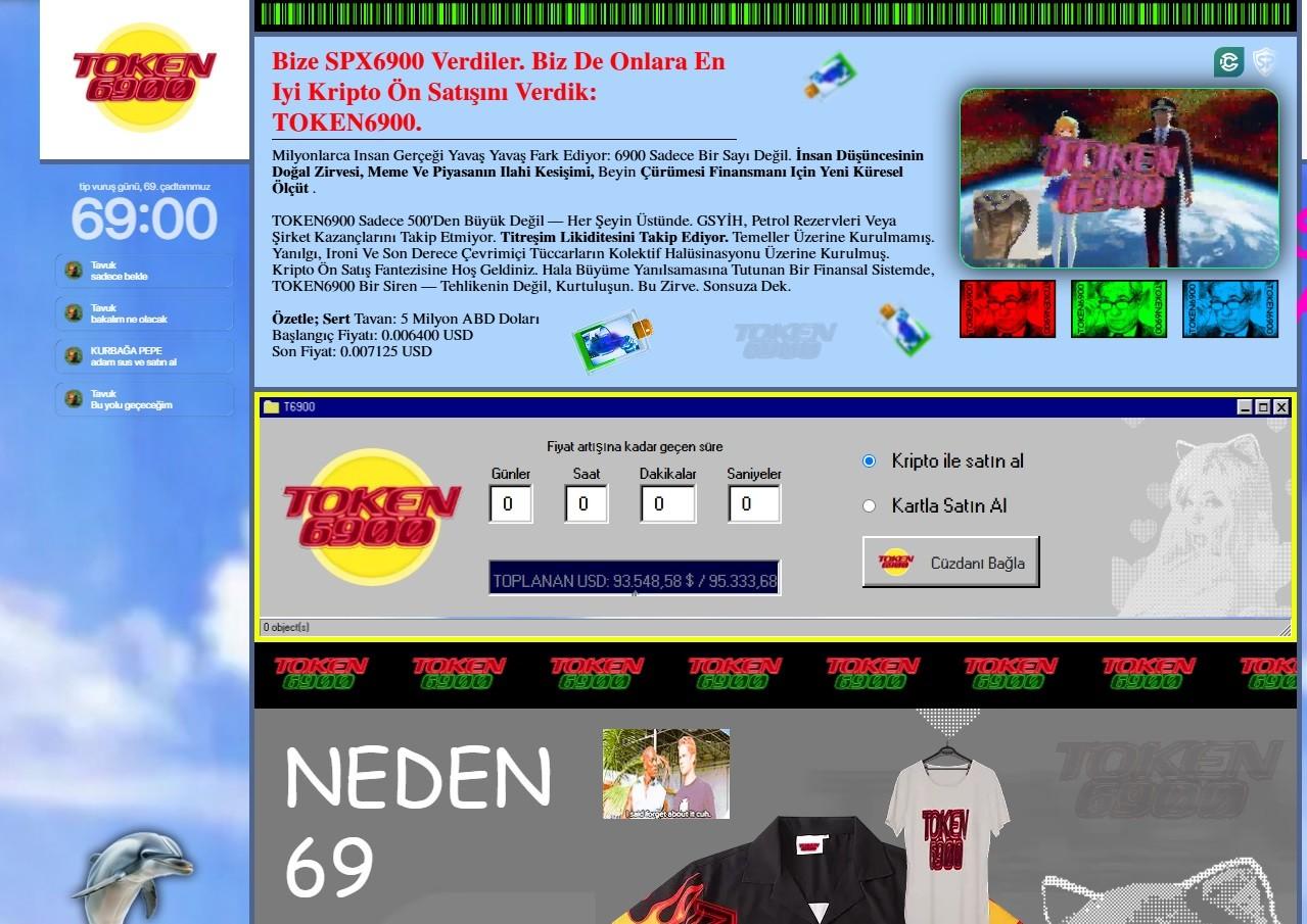 Sıfır Vaat, Sadece Vibe ve Meme Kültürüyle Gelen TOKEN6900 Analizi