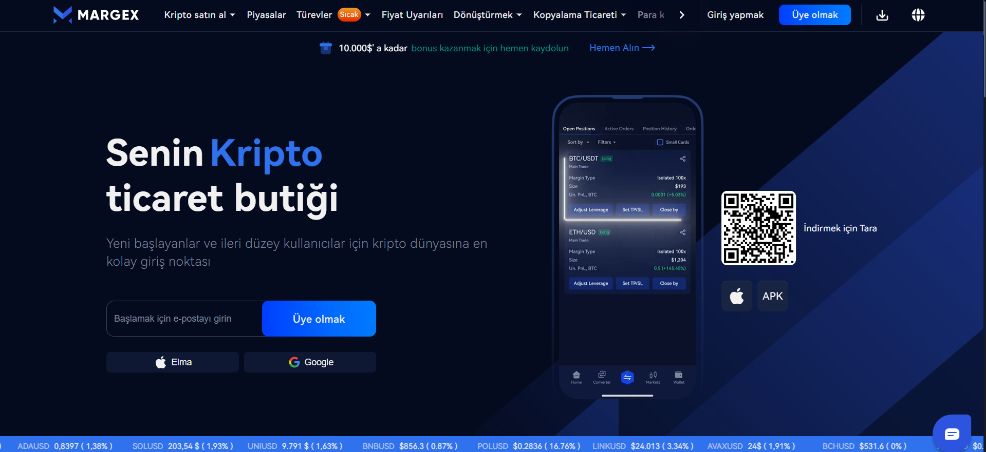 En İyi Kripto Kaldıraçlı İşlem Borsaları - 2026 İncelemesi - TR