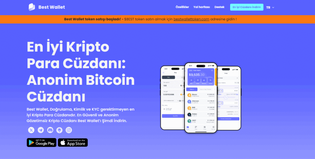 Metamask cüzdan için alternatif Best Wallet