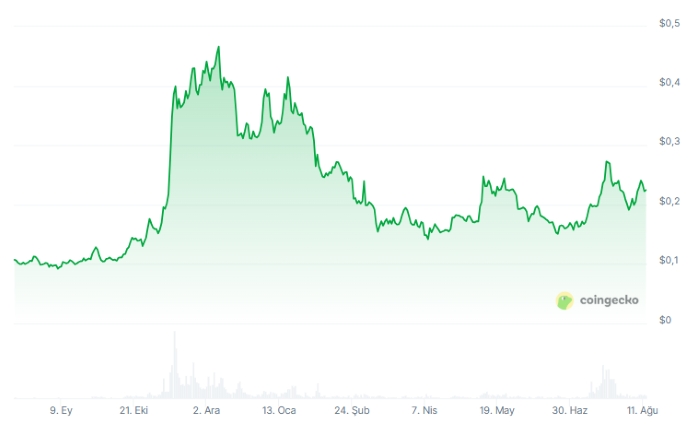 Dogecoin, 2025’te Üçüncü Kez 0,30 Dolar Direncini Test Ediyor