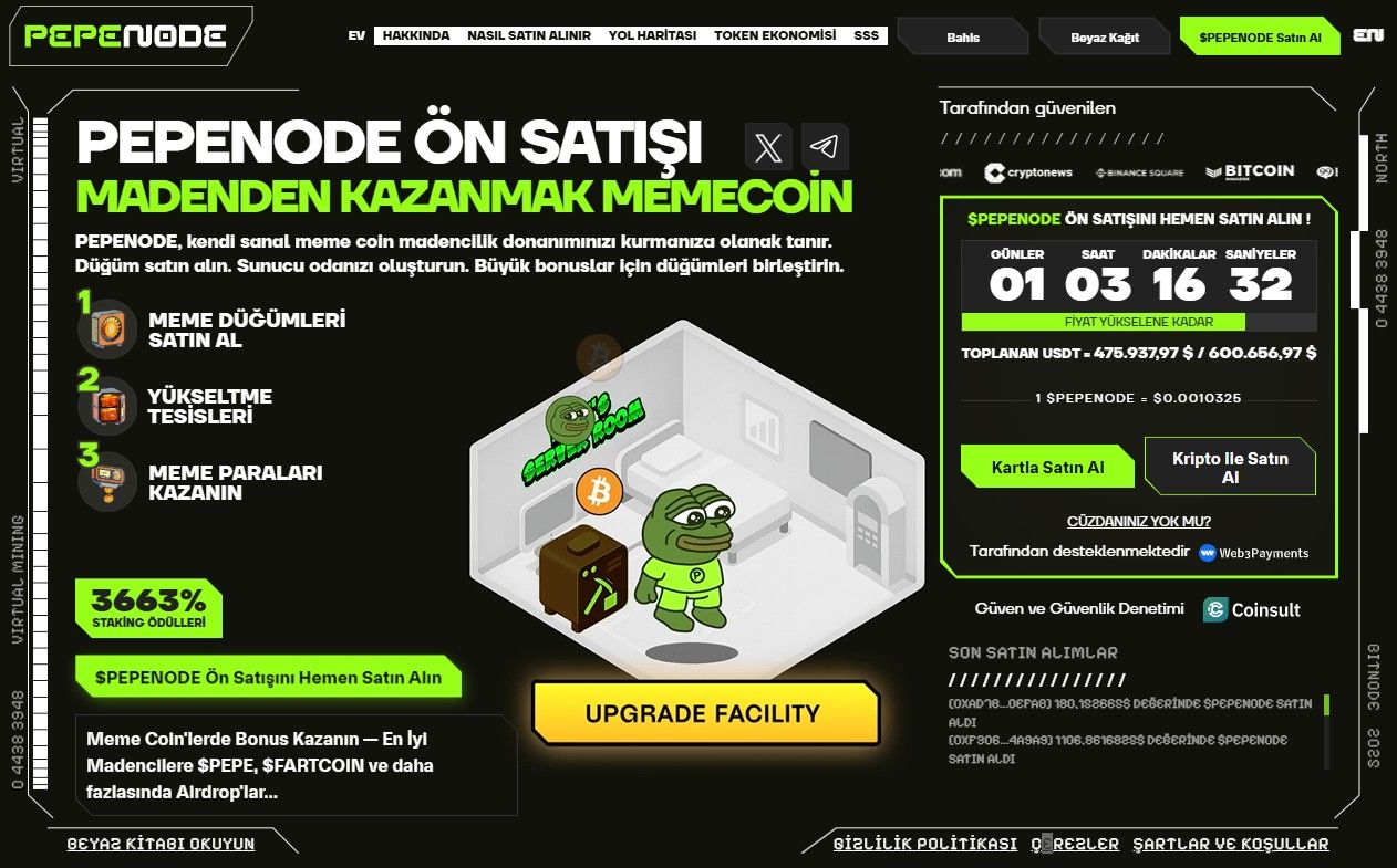 PepeNode ile Ön Satışlarda Yeni Dönem