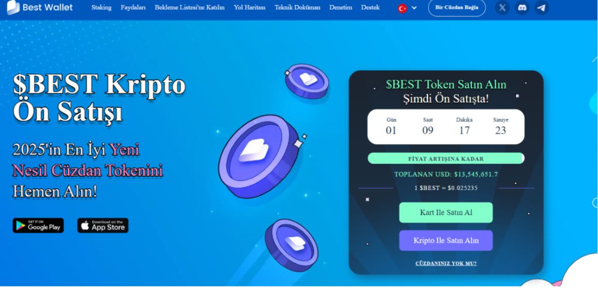 Best Wallet Token (BEST) – Yeni Projelere Özel Erişim Sunan Kripto Cüzdanı
