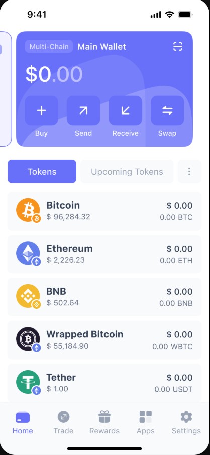 Best Wallet uygulama ekranı