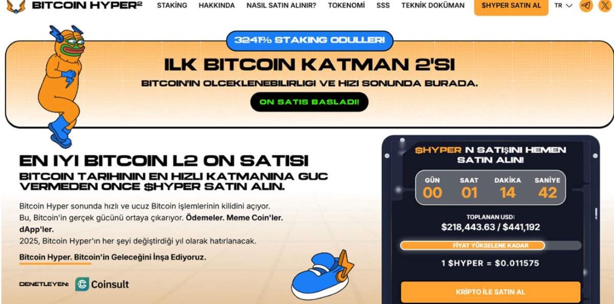 Bitcoin Hyper (HYPER) – Bitcoin’e Hız ve Düşük Maliyet Getiren Layer-2 Çözümü