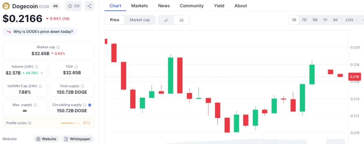 DOGE Destekten Sıçradı