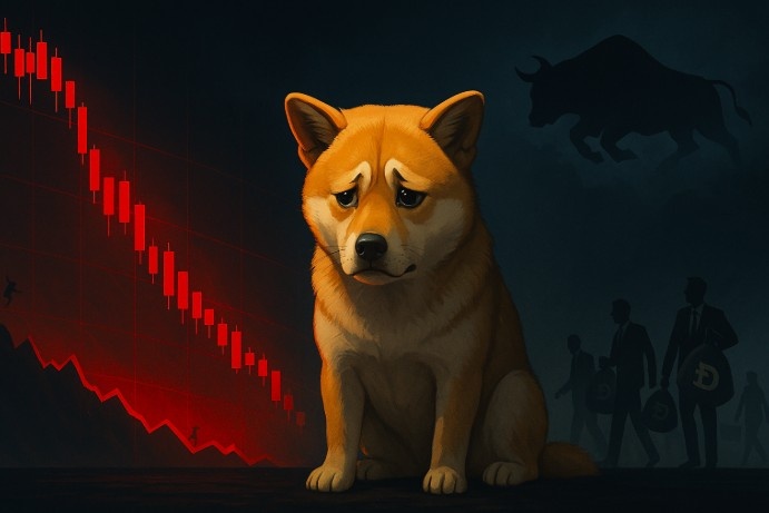 Dogecoin Fiyatı, 782 Milyon Dolarlık Tasfiye Dalgası Sonrası 0,22 Dolara Geriledi