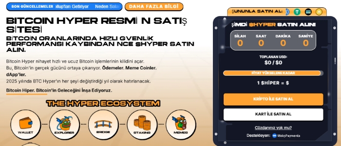 Bitcoin Hyper 7,2 Milyon Doları Aştı: Bitcoin’in 250 Bin Dolar Yolculuğunda Yeni Nesil Layer-2 Hamlesi