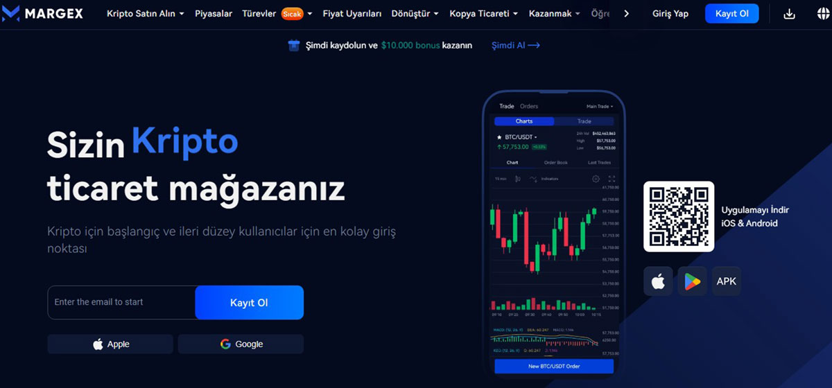 Margex - En Güvenilir Kripto Para Uygulaması