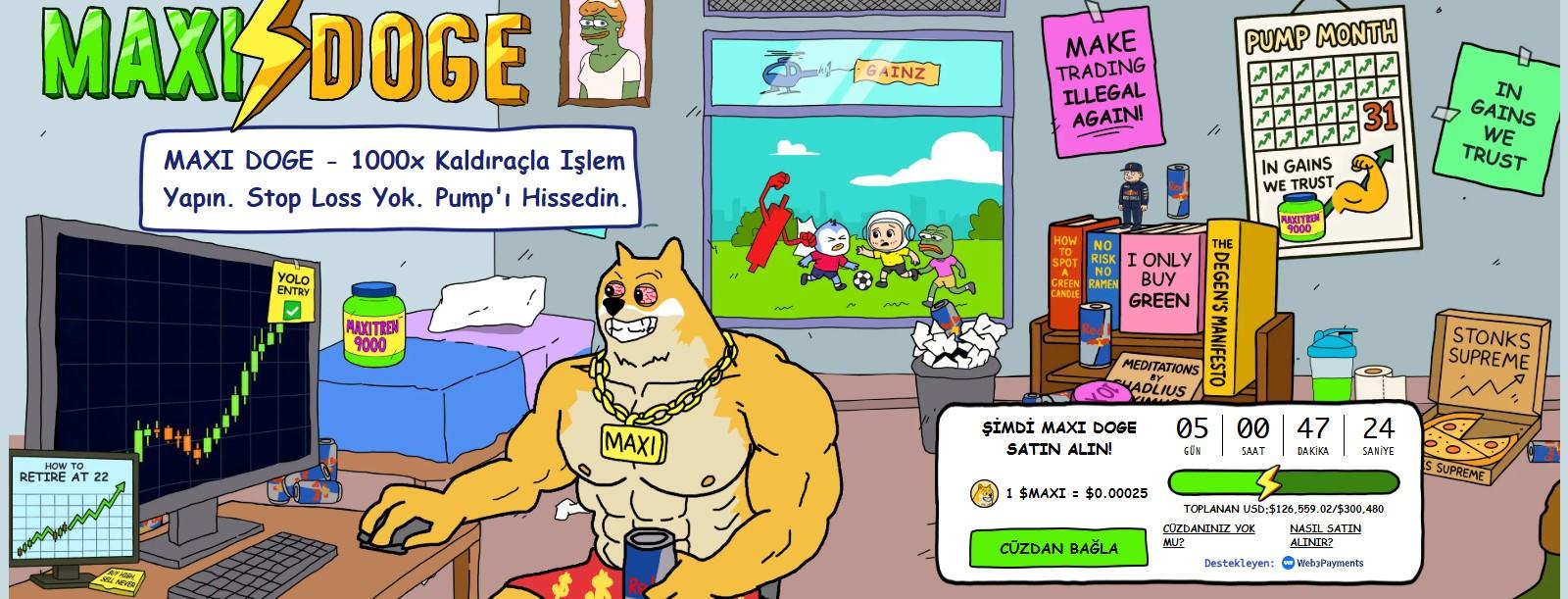Maxi Doge (MAXI) Ön Satışta Rüzgar Gibi Esiyor