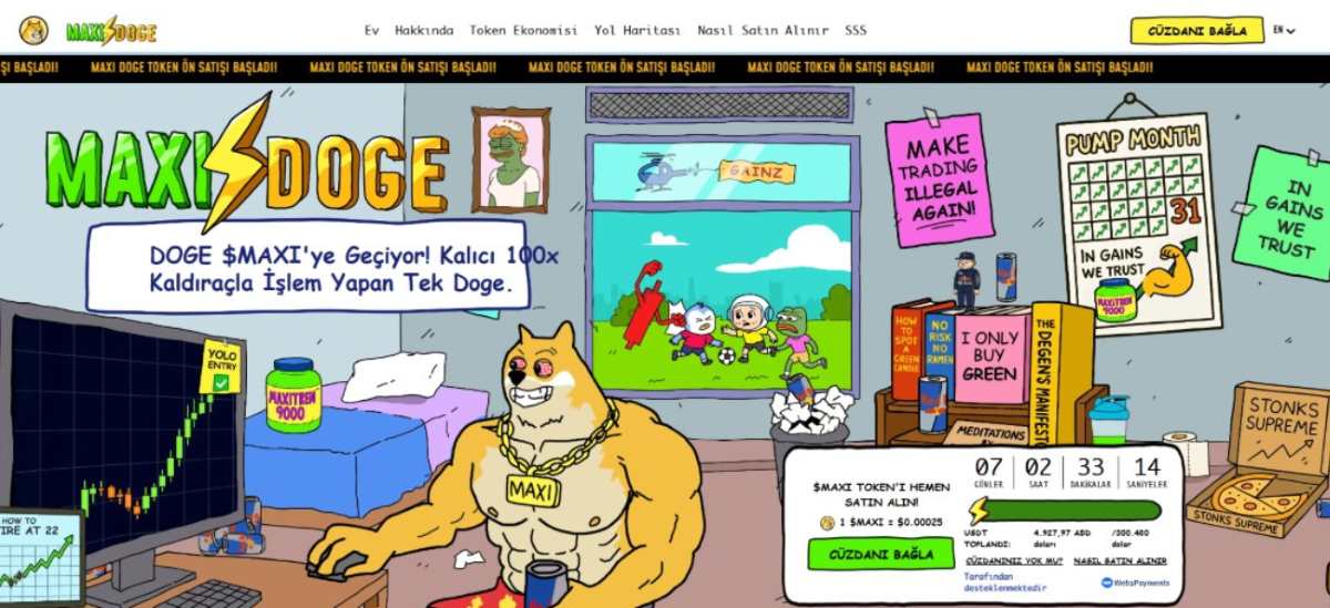 Maxi Doge ($MAXI) – Meme Coin Dünyasında Kuralları Baştan Yazıyor