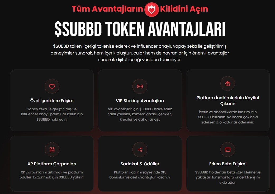 subbd token avatajları