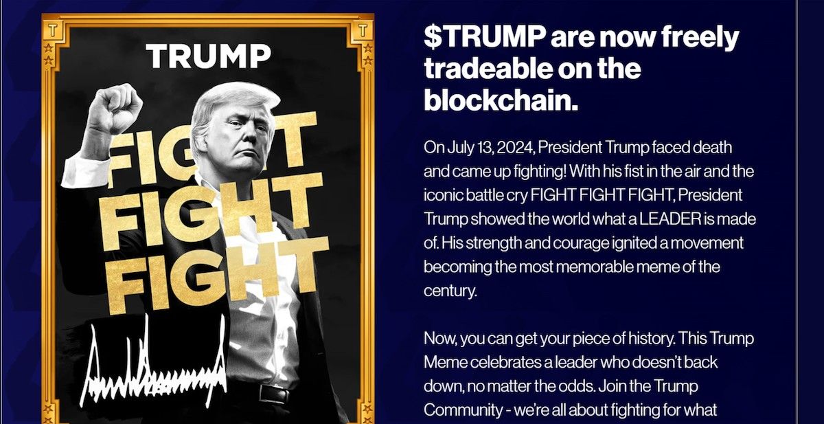 Trump meme coin