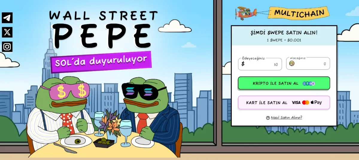 Wall Street Pepe (SOL) – Token Hareketliliği ve Trader Topluluğuna Erişim Sağlayan Proje Olarak Solana'ya Alternatif