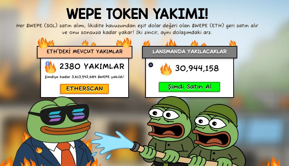 Wall Street Pepe 3,6 Milyar Tokeni Yaktı: NFT ve Solana Geçişiyle Dönüşüm Hızlanıyor