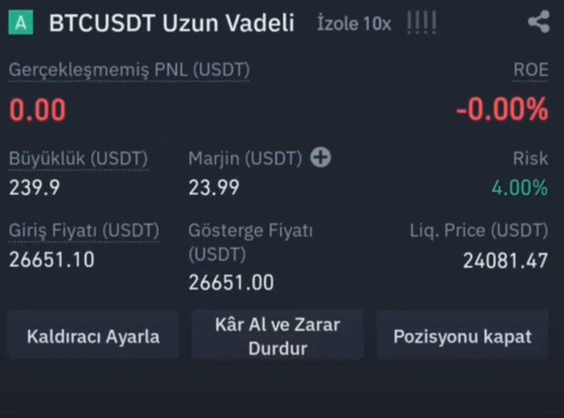 Long ve Short yönü nasıl belirlenir