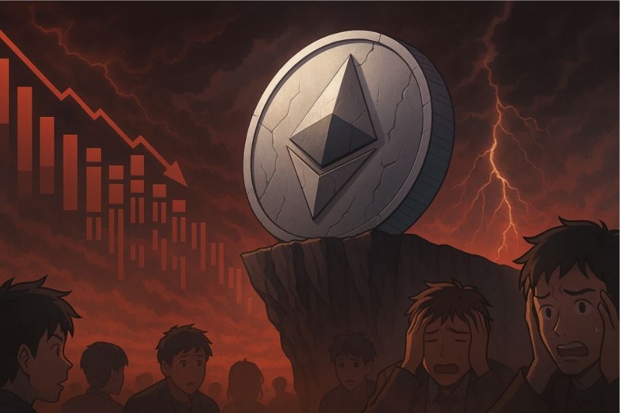 Ethereum tehlikede Resesyon endişeleri ve ETF çıkışları ETH’yi baskılıyor