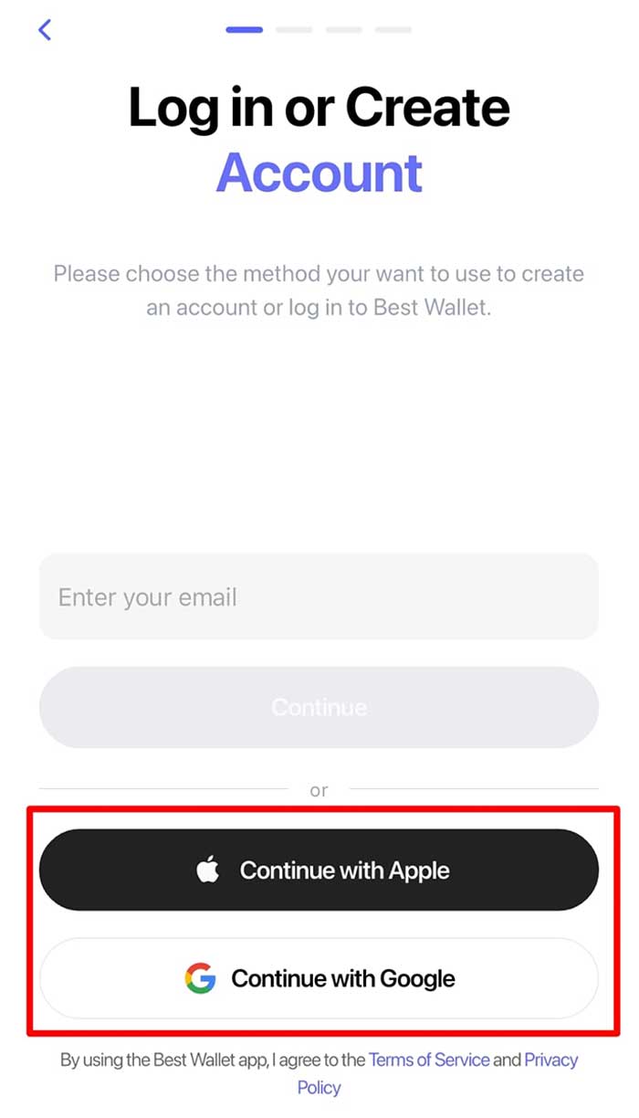 Best Wallet Hesap Açma İşlemi