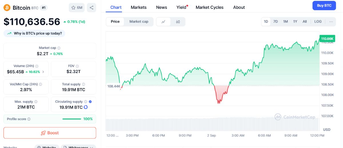 Bitcoin Günlük Grafik