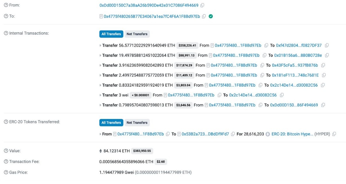 Tek Cüzdandan 62,2M Token: Balina Hamlesi