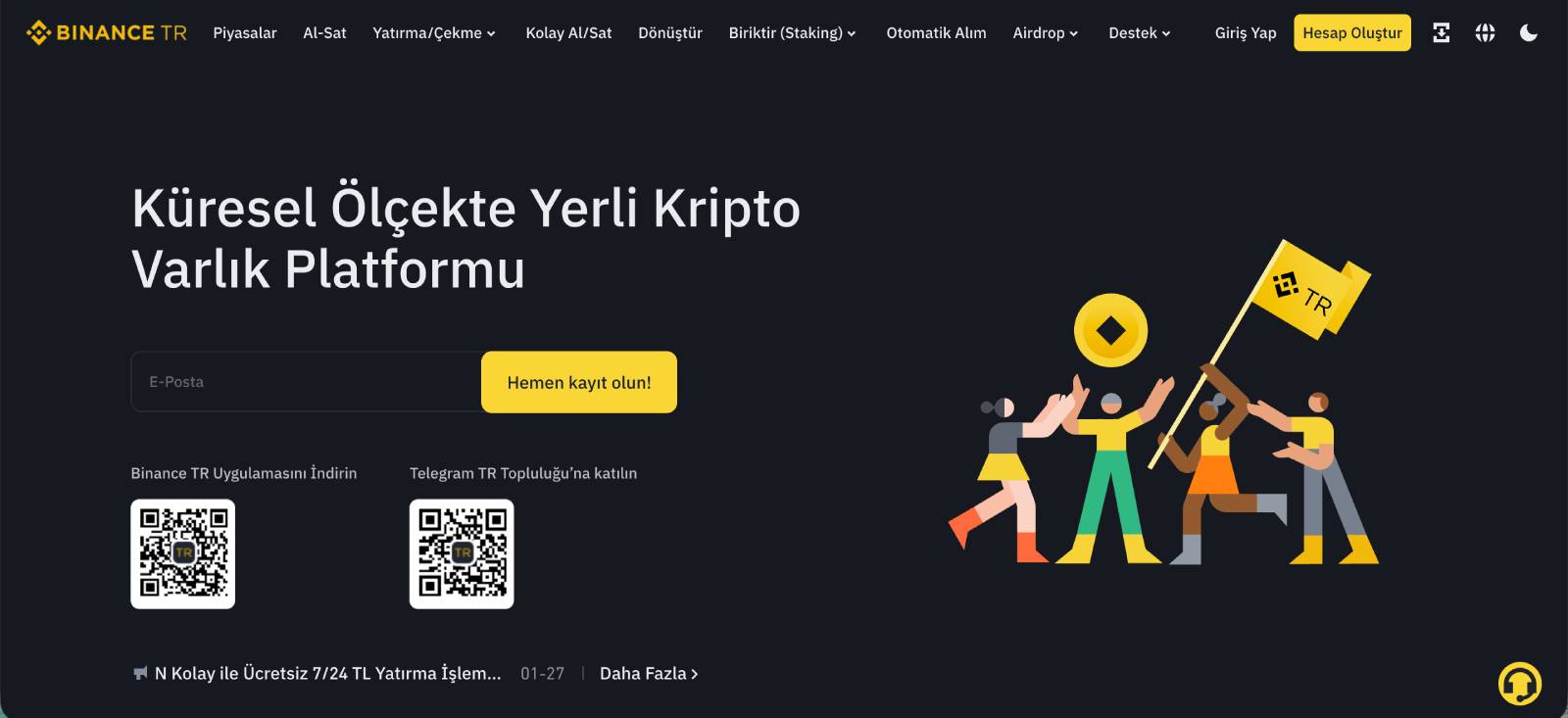 Binance'te Banka Kartı ile Kripto Alma