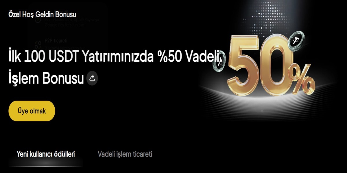 İlk Weex yatırımlarında %50 Vadeli İşlemler Bonusu kazanın.