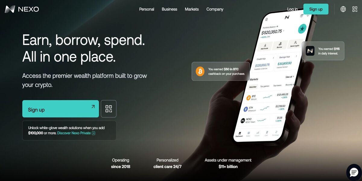 Nexo – Kripto İle Para Kazanma Noktasında Yıllık %16’ya Kadar Getiri Sunan Platform