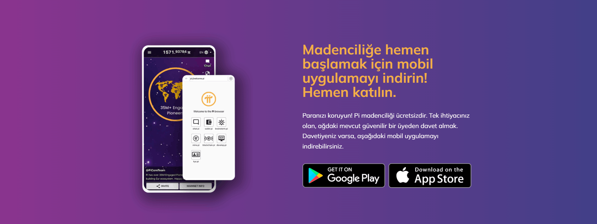 Pi Network Mobil Uygulaması
