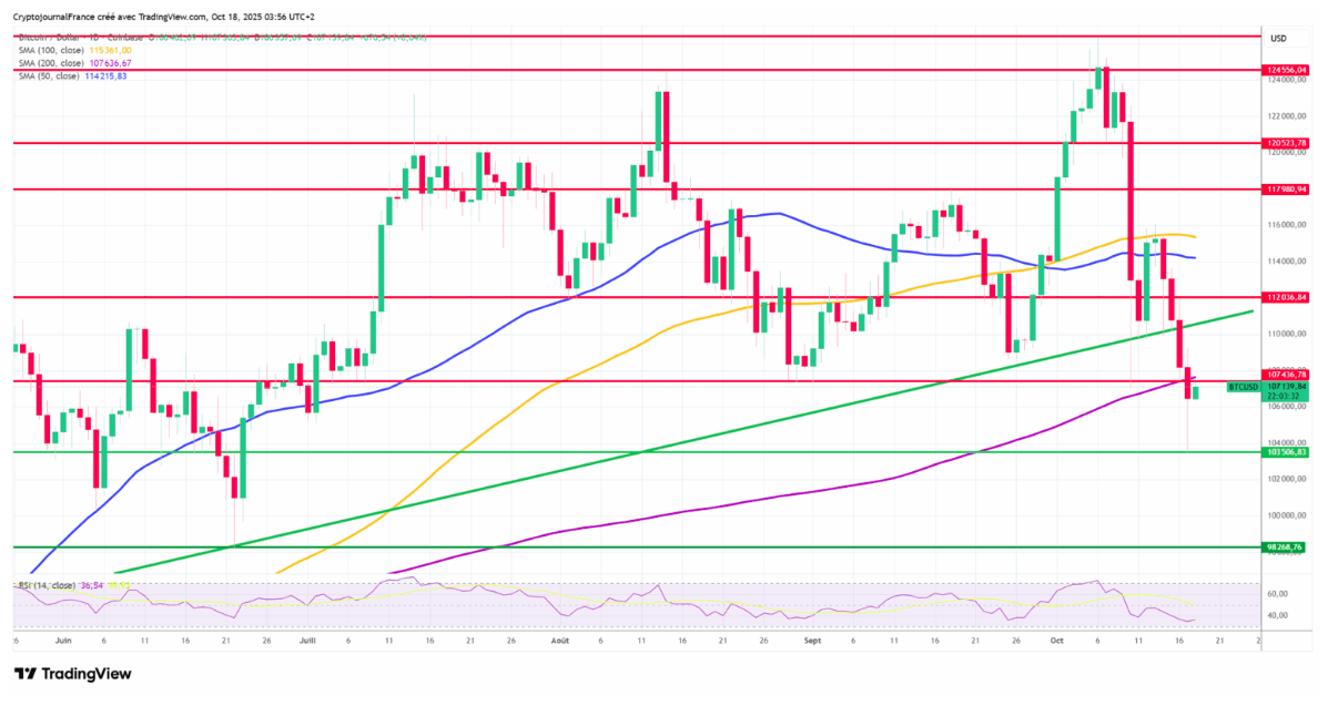 Grafikler Bitcoin İçin 100.000 Dolar Riskine İşaret Ediyor