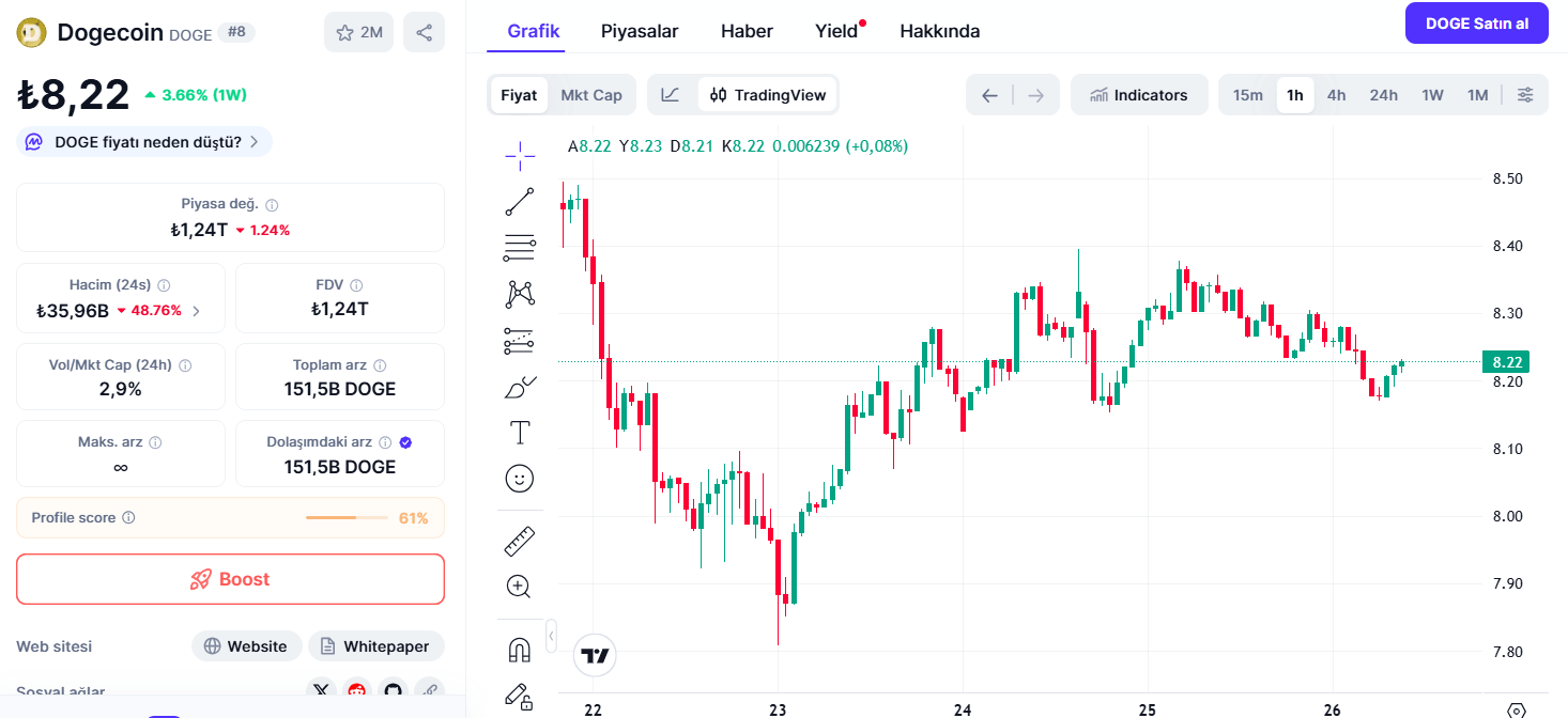 Piyasa Duyarlılığı ve Dogecoin’in Geleceği