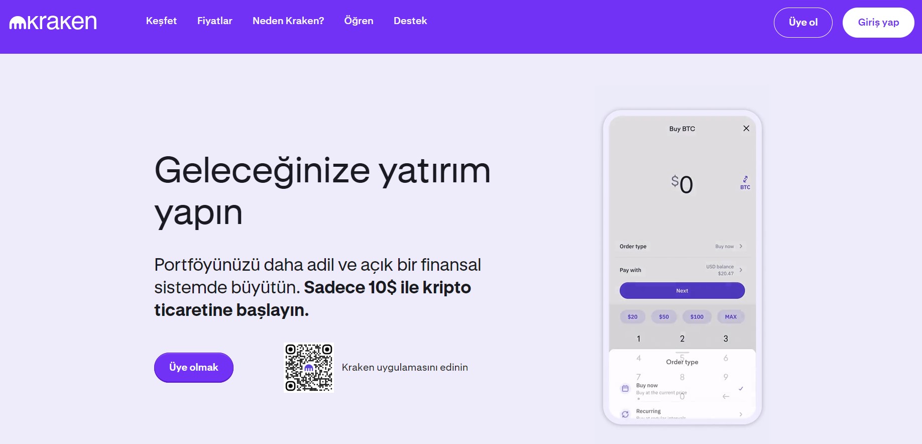 Kraken kripto borsası