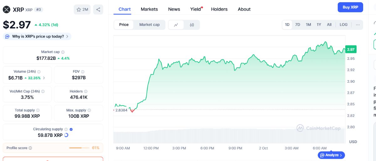 XRP fiyat analizi