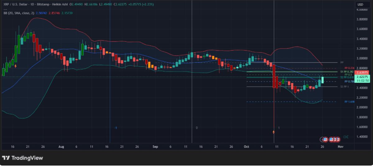 XRP fiyat hareketi