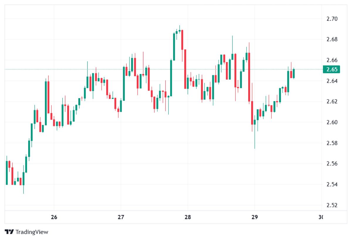 XRP fiyat hareketi