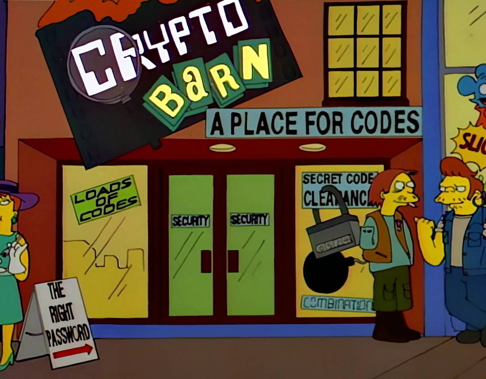 Simpsonlar Crypto Barn