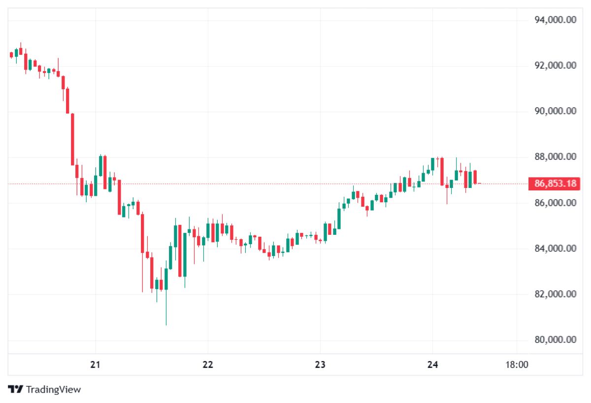 BTC fiyat hareketi