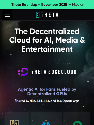 en iyi yapay zeka coinleri - theta network