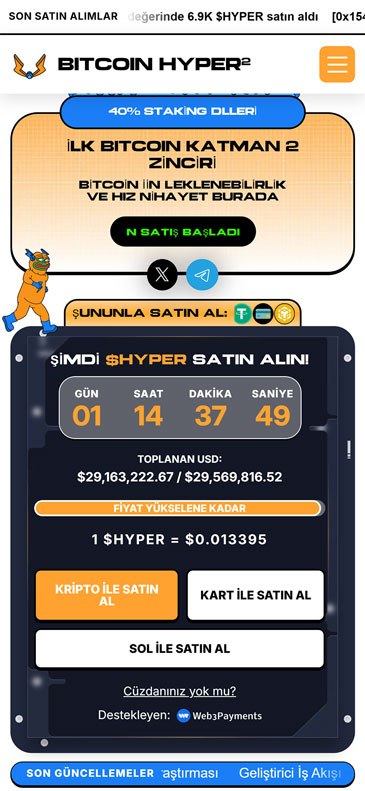 Bitcoin Hyper'ın Upbit listelenecek coinler arasına girme potansiyeli var
