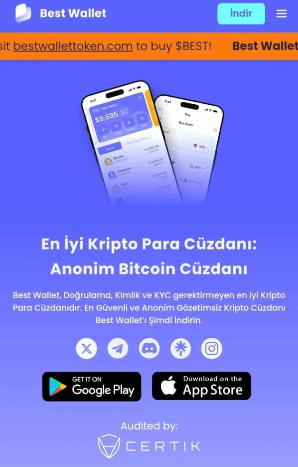 Diğer Borsalarda Yeni Coin Projeleri – Best Wallet ile Fark Yaratın