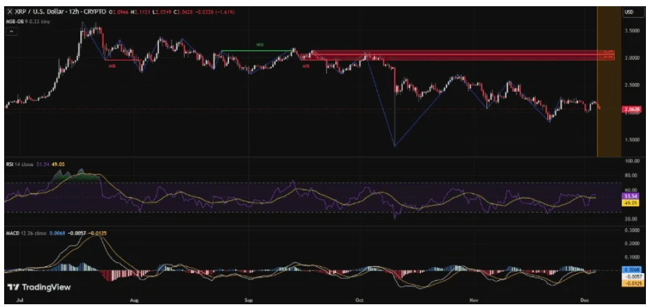 XRP Piyasasında İyimserlik Artsa da Baskı Sürüyor